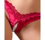 Cottelli Lingerie Briefs Pearls red XL