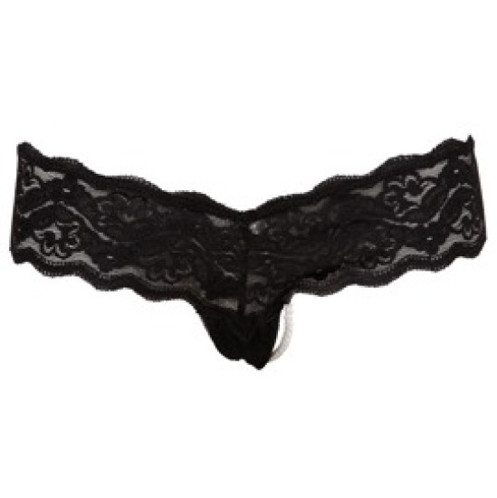 Cottelli Lingerie Pērļu virtenes melna S