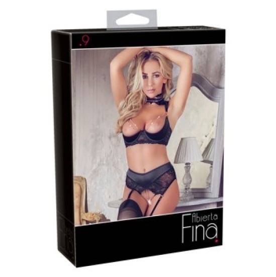 Abierta Fina Shelf Bra Set 85B/L