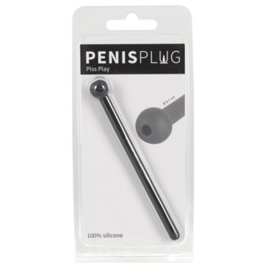 Penisplug Пробка пениса, игра с писсингом, черный