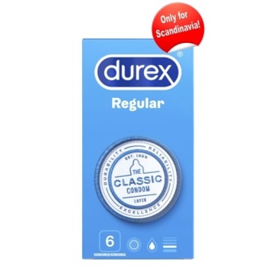Durex Tavalist 6 kondoomi