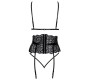 Kissable Suspender Set black S/M