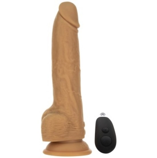 Naked Addiction 9-дюймовый Thrusting Dong RC Caramel