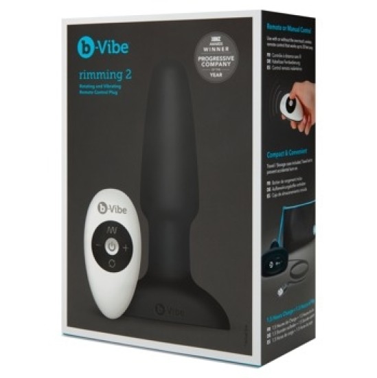 B-Vibe apvadas Plug Black