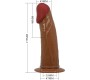 Pretty Love RAKSED PUHKUD STARKS MITMEKIIRESSE VIBRATSIOONI DILDO 17,5 CM HELESRUUN