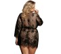 Subblime Queen Plus Size SUBBLIME - QUEEN PLUS LACE PEIGNOIR IZPLAUMAS PIEKĀRŅAS