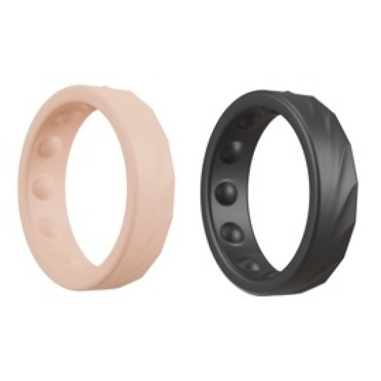 You2Toys 2-pc glans ring set