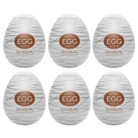 Tenga Egg Silky II pakis 6 tk