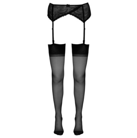 Cottelli Legwear Чулки со швом черные 1