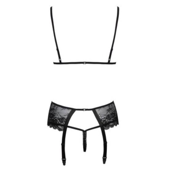 Kissable Susp Set black S/M