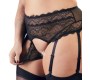 Cottelli Curves Lace Set black L