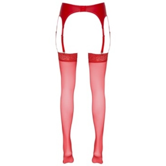 Cottelli Legwear Stockings red 5