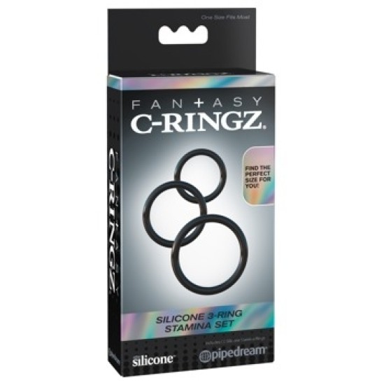 Fantasy C-Ringz FCR Silicone 3 Ring Stamina Se