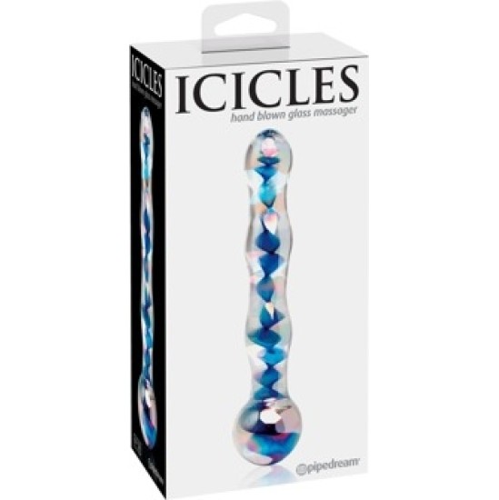 Icicles Nr.8 Skaidrs/Zils