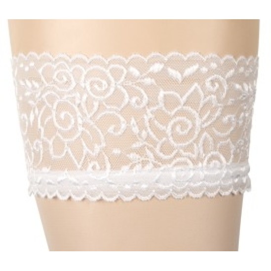 Cottelli Legwear Hold-up Stockings white 1