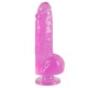 You2Toys Jerry Giant Dildo прозрачный розовый