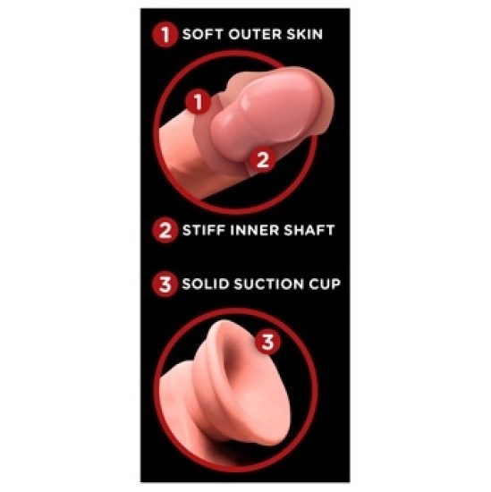 King Cock Plus 6in. TDC With Swinging Balls