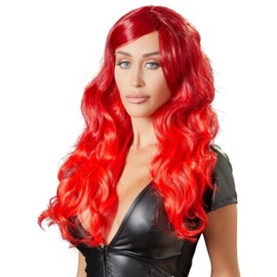 Cottelli Accessoires Wig red wavy long