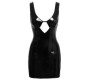 Black Level Vinyl Dress black L