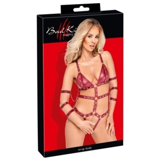 Bad Kitty Strap Body red L