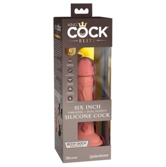 King Cock Elite KCE 6 DD vibreeriv klapivalgusti