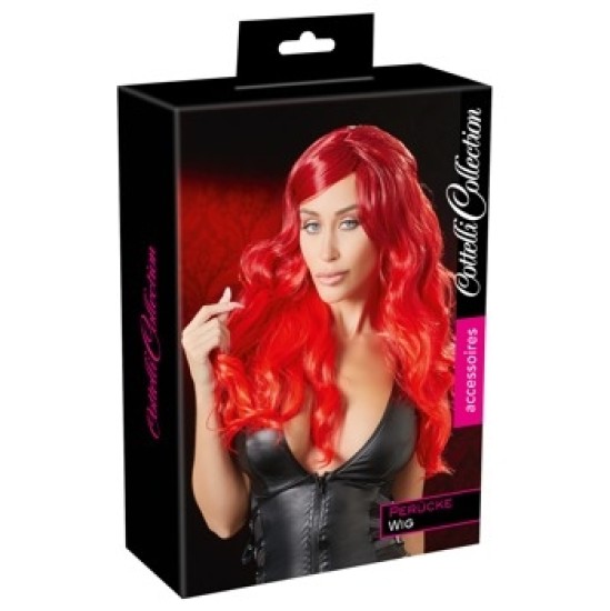 Cottelli Accessoires Wig red wavy long