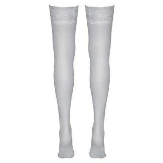 Cottelli Legwear Чулки с задержкой белые 1