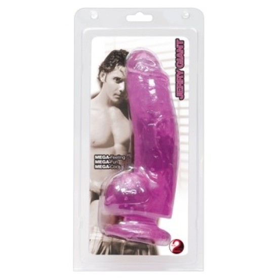 You2Toys Jerry Giant Dildo skaidriai rožinė