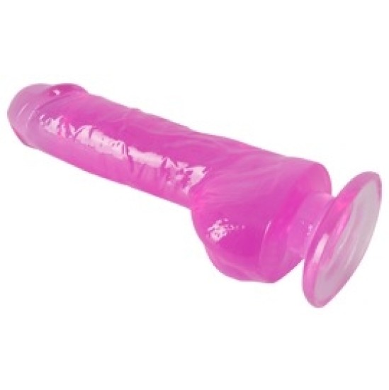 You2Toys Jerry Giant Dildo прозрачный розовый