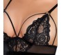 Cottelli Lingerie Rinnahoidja ja stringid must M