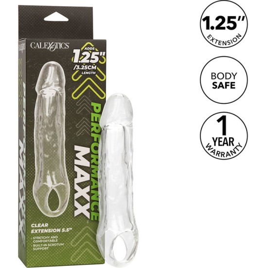 California Exotics PERFORMANCE MAXX CLEAR EXTENSION 5,5 LÄBIPIDEV