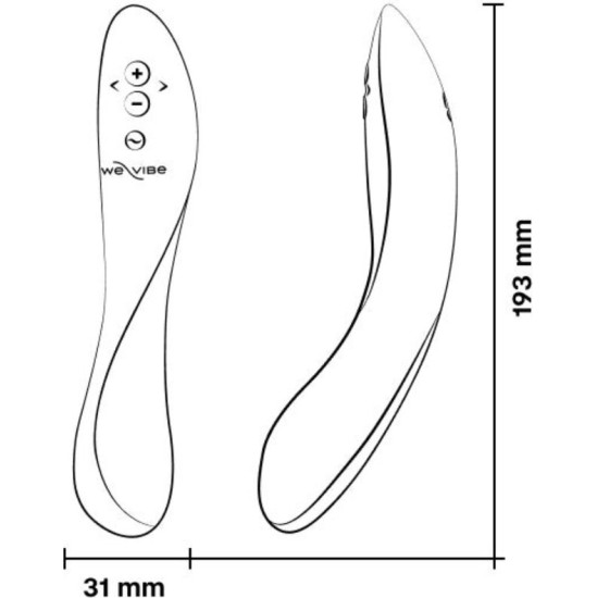 We-Vibe RAVE 2 G-SPOT VIBRATORS ROZĀ