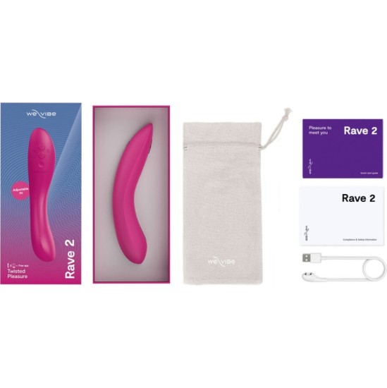 We-Vibe RAVE 2 G-SPOT VIBRATORS ROZĀ
