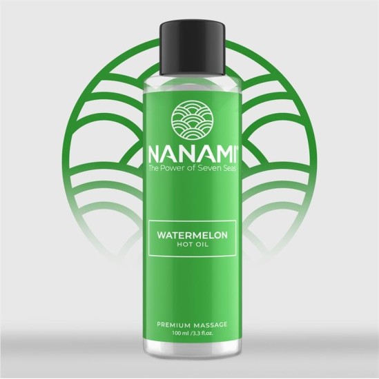 Nanami Karstās eļļas masāža arbūzu aromāts Heat Efect 100 ml
