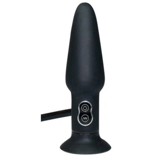 You2Toys True Black Vibrating Butt Plug