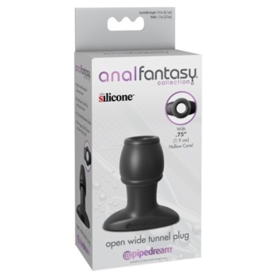 Analfantasy Collection AFC Open Wide Tunnel Plug Blac
