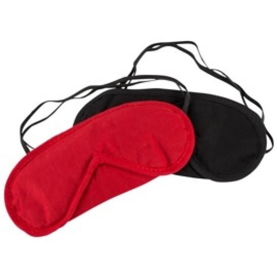 Cottelli Accessoires Blindfold Komplekti pakis 2 punast/bl