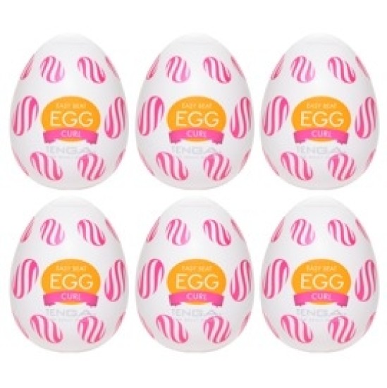 Tenga Egg Curl Pack of 6