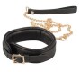 Wild Thing By Zado Leather Collar and Leash gold