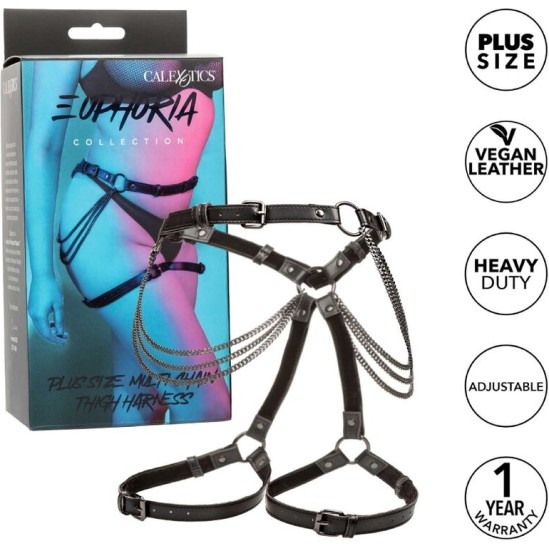 California Exotics EUPHORIA PLUS SIZE MULTI CHAIN THIGH HARNESS