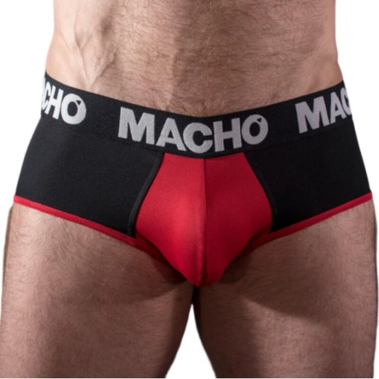 Macho Underwear MACHO — MS26N SLIP BLACK/RED S