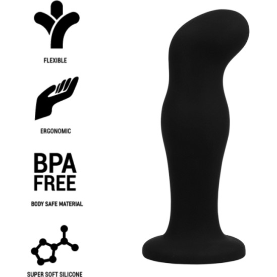 Black&Amp;Silver SEAN PLUG ANAL PREMIUM SILICONE BLACK