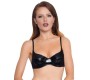 Black Level Vinyl Bra black 85C