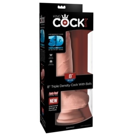 King Cock Plus KCP 8 TD толстый член с яйцами