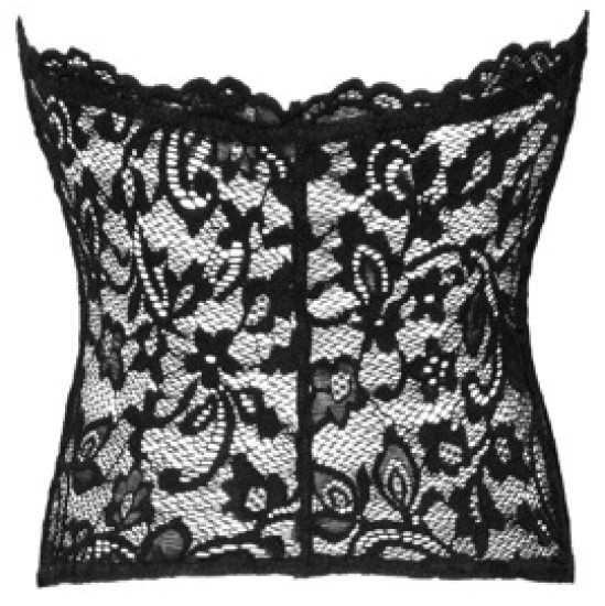 Noir Korsete Lace S