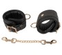 Wild Thing By Zado Leather Handcuffs gold