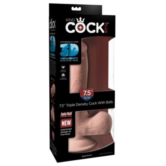 King Cock Plus KCP 7.5 Triple Density Cock wi