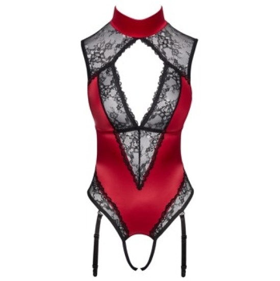 Cottelli Lingerie Body red/black S