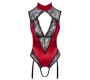 Cottelli Lingerie Body red/black S