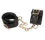 Wild Thing By Zado Leather Handcuffs gold